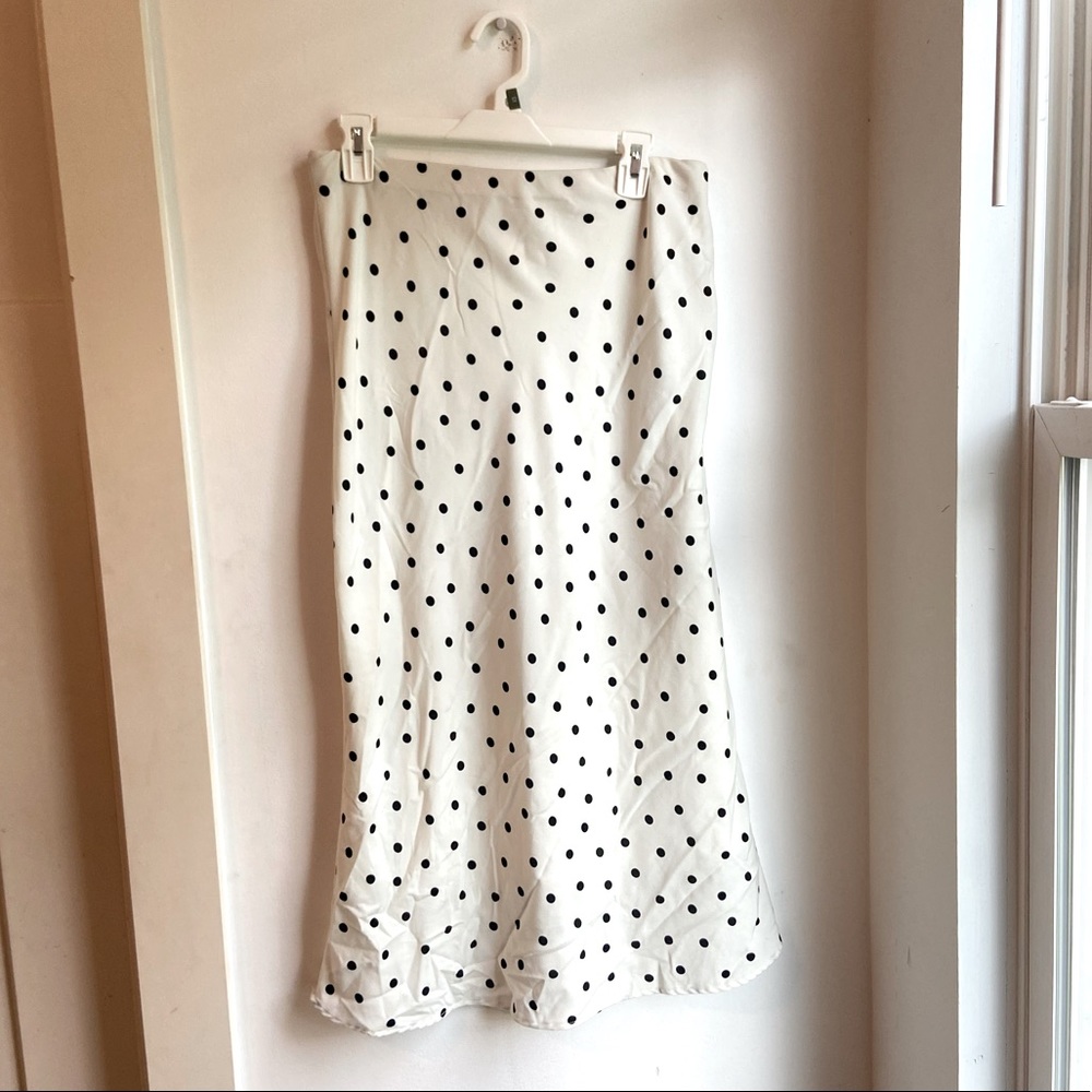 GILLI | Polka Dot Midi Skirt
